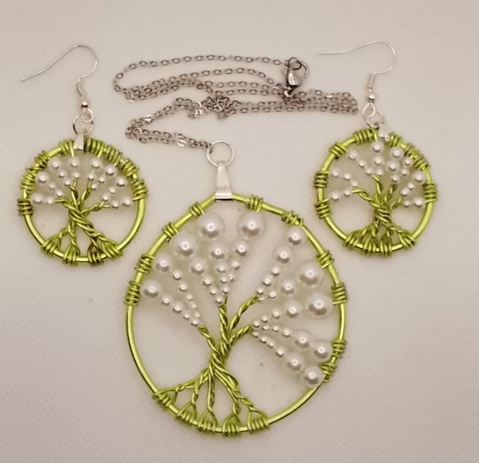Parure "Arbre de Printemps"