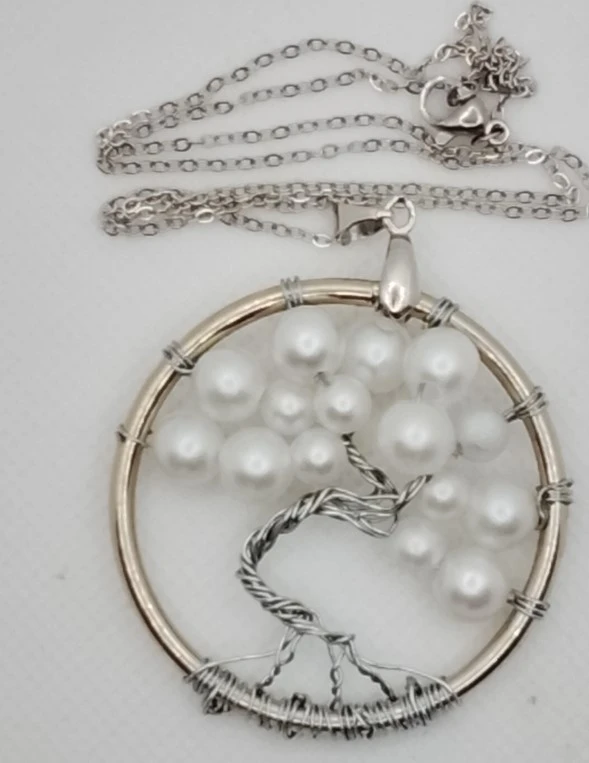 Pendentif "Arbre de Nacre"