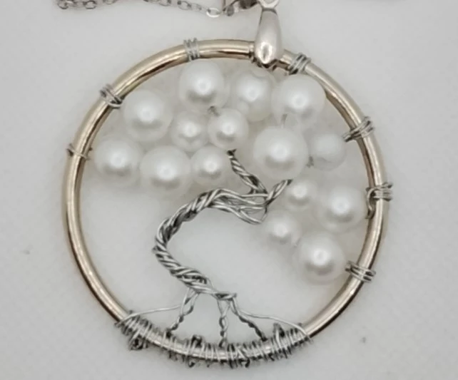 Pendentif "Arbre de Nacre"