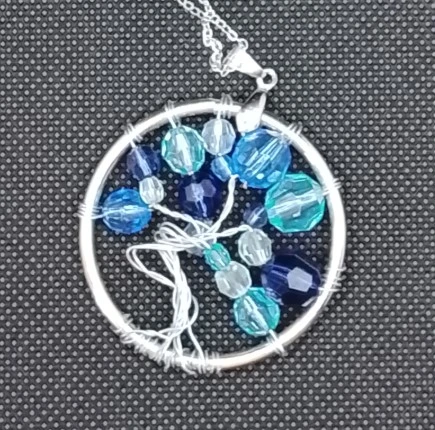 Pendentif "Arbre de Vie Océanique"