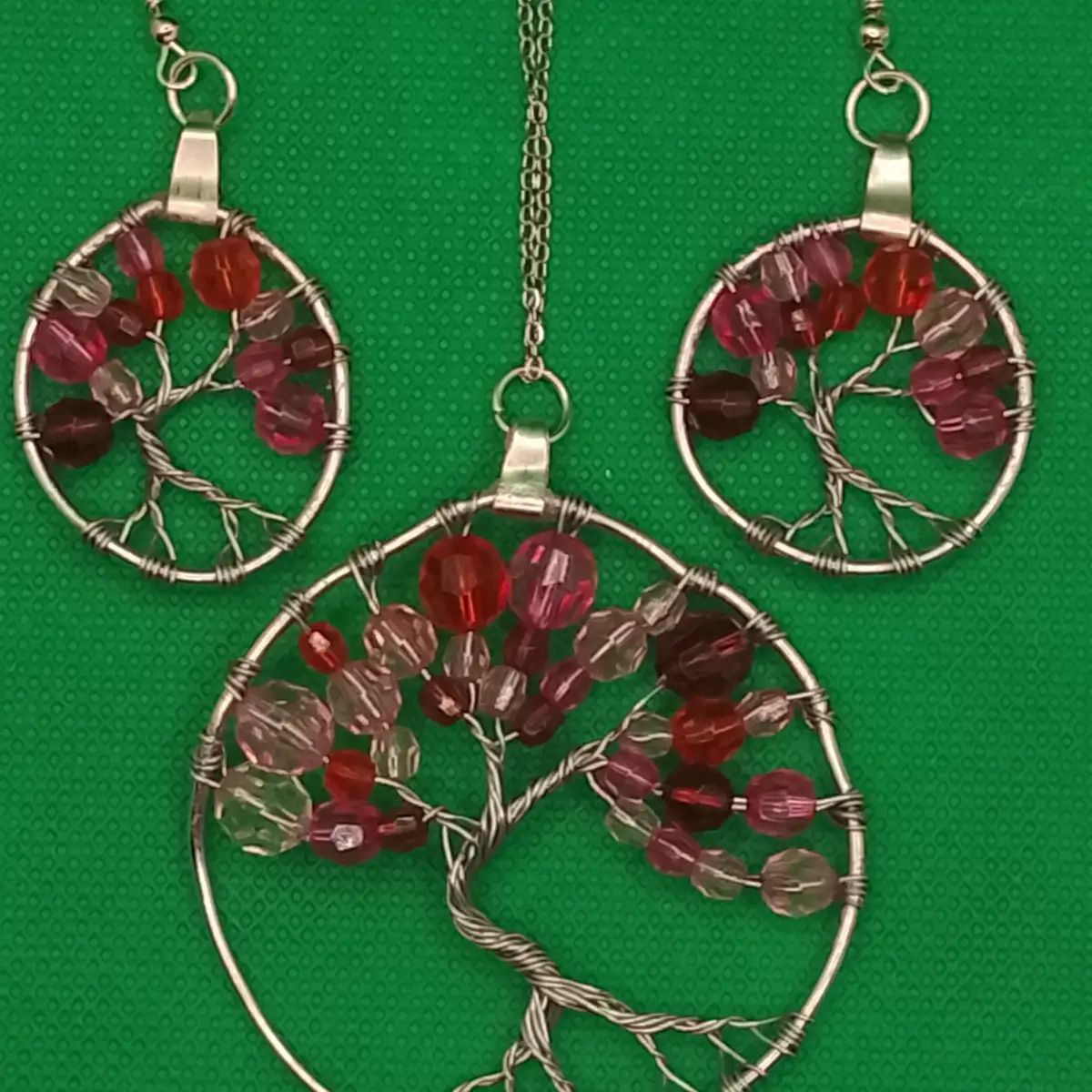 Parure "Arbre de Printemps Fleuri"